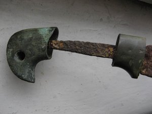 Остатки казачей шашки. Откопанная.