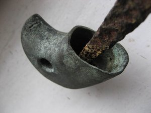 Остатки казачей шашки. Откопанная.