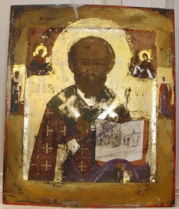 Николай Чудотворец. В реставрацию.
