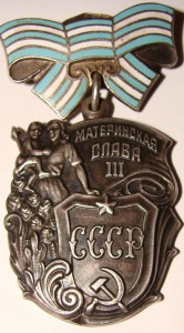 Материнская слава 1,2,3ст +доки на одну.