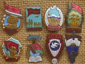 Фестивальные знаки 50-60гг.