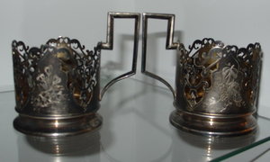 Подстаканники парные 875 пр. Состояние супер!