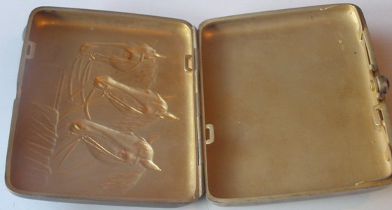 Портсигар "Тройка лошадей"