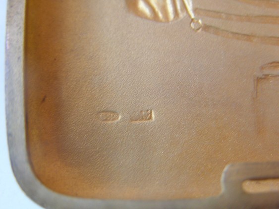 Портсигар "Тройка лошадей"