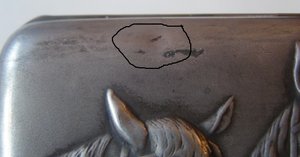 Портсигар "Тройка лошадей"_2