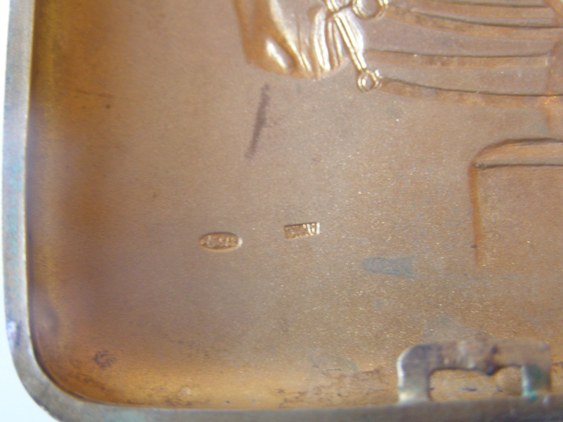 Портсигар "Тройка лошадей"_2