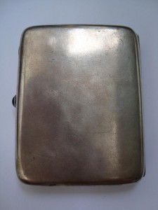 Портсигар "Глухарь" серебро 875