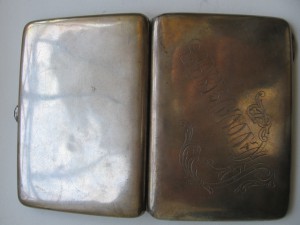 портсигар 84 проба.