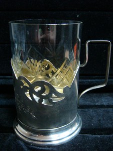 Подстаканник серебро 875 проба