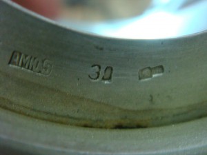 Подстаканник серебро 875 проба №2