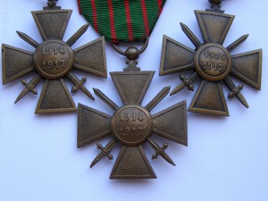 Франция. Бронзовые кресты 1МВ и 2МВ