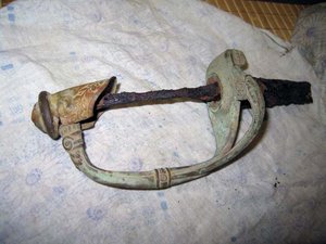 эфес офицерской сабли пехотки обр 1826г