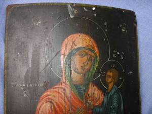 Тихвинская икона Богородицы.