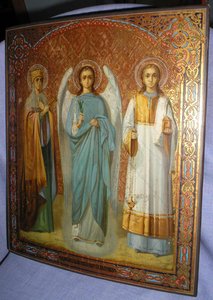 Икона Св.Цар.Елена, Св.Ангел Хранитель, Св.Арх.Стефан.