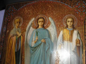 Икона Св.Цар.Елена, Св.Ангел Хранитель, Св.Арх.Стефан.