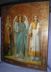 Икона Св.Цар.Елена, Св.Ангел Хранитель, Св.Арх.Стефан.