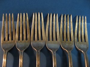 Большой комплект столового серебра 875*