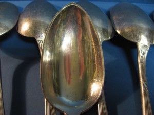 Большой комплект столового серебра 875*