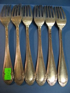 Большой комплект столового серебра 875*