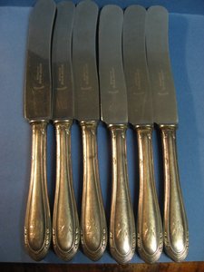 Большой комплект столового серебра 875*