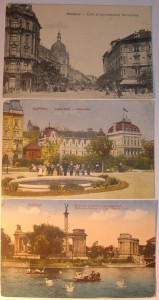 Будапешт. 7 открыток 1917-1918 гг