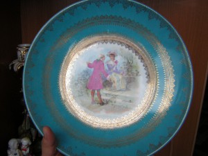Настенная тарелка(деколь, Германия)