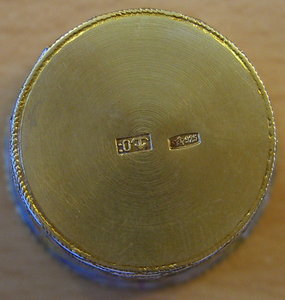 Набор стопок - 6 шт., 5 цветом эмали, 925 проба. Сохран.