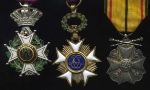 Бельгия. Три ордена.