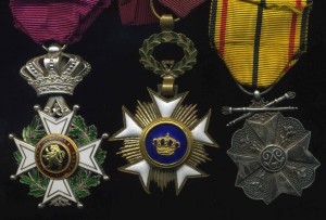 Бельгия. Три ордена.