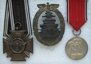 Линкор, выслуга НСДАП, медаль