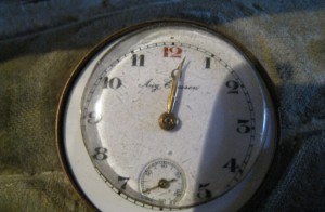 Август Эриксон родной футляр с медалями и механизм со стекл