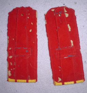 Погоны с шелковым галуном