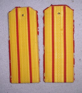 Погоны с шелковым галуном