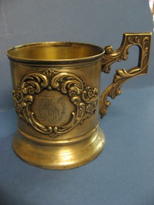 подстаканник 875* довоенная Латвия.