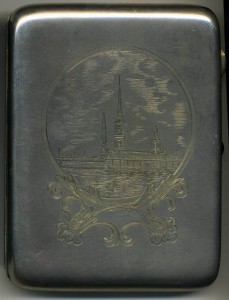 портсигар 875  в ОТЛИЧНОМ сохране до военный