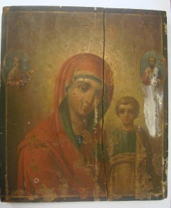 Казанская БМ на кипарисе