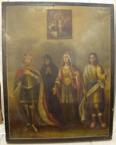 Избранные святые Александр,Евдокия,Ольга,Дмитрий.