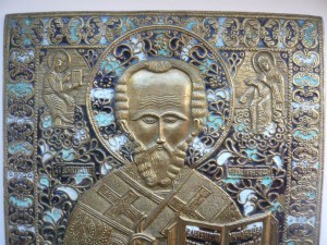 НИКОЛАЙ ЧУДОТВОРЕЦ 260х230 (3 эмали). Состояние!!!