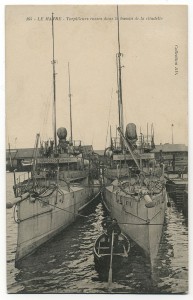 миноносцы Ловкий и Летучий во Франции (второй вариант).