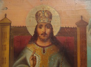 Икона" Спас на троне"