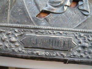 Тихвинская БМ в серебряном окладе 1865г.