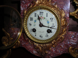 Часы каминные "Флора" 19 век.