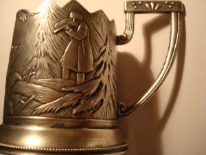 Подстаканник "Охота на медведя"