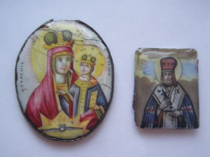 Эмалевые иконки.