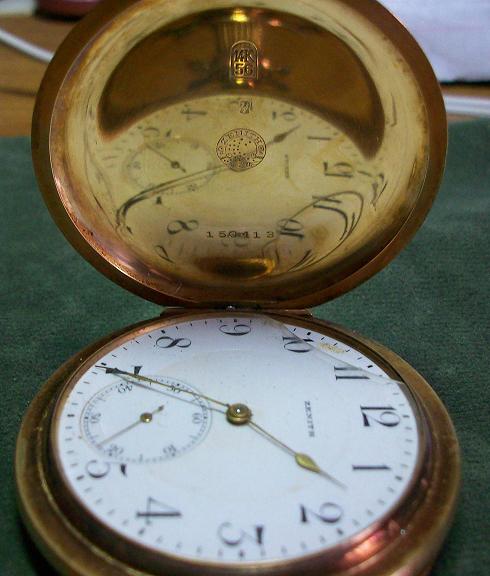 Часы золотые ZENITH GRAND PRIX PARIS 1900