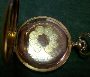 Часы золотые ZENITH GRAND PRIX PARIS 1900