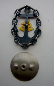 Знак Капитана Дальнего Плавания с грамотой.
