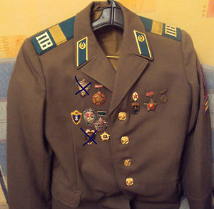 3 гимнастёрки РККА, форма матроса, пограничник