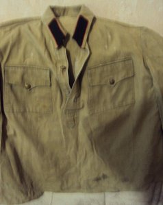 3 гимнастёрки РККА, форма матроса, пограничник