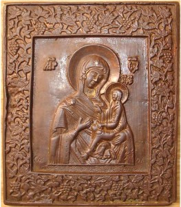 Тихвинская Богородица. Подписная.